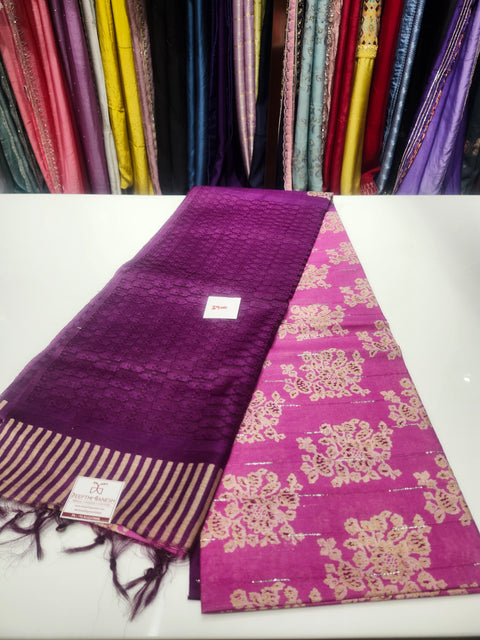 Semi Tussar Silk Sarees