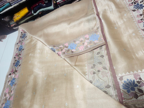 Paithani Design Lotus Border Sarees