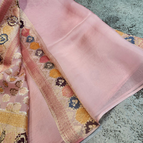 Banaras Pastel Sarres-39