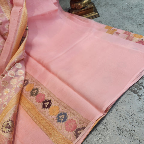 Banaras Pastel Sarres-40