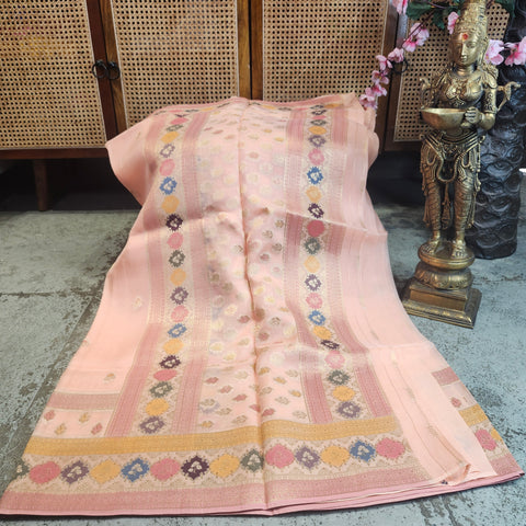 Banaras Pastel Sarres-41