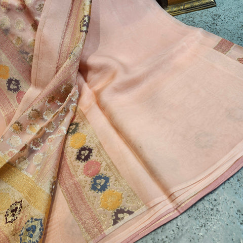 Banaras Pastel Sarres-41