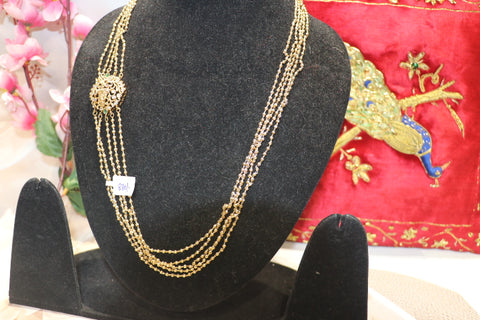 Gold beads chain