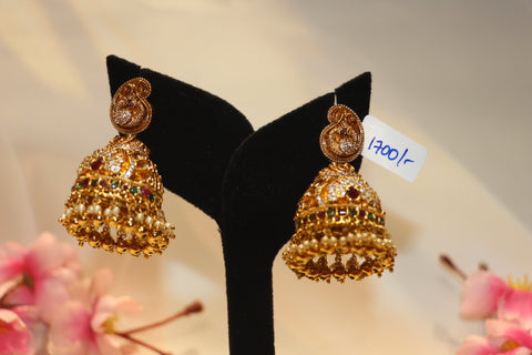 Classic Kanchan Jhumkas