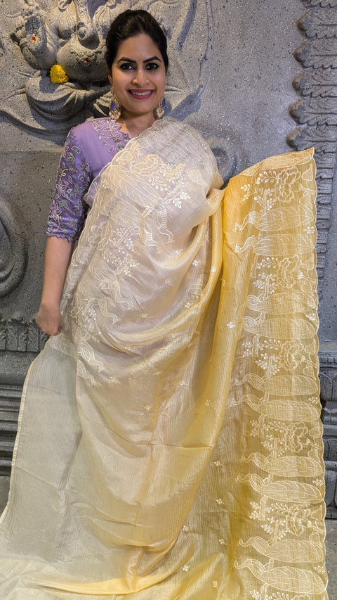 Fancy Crushed Sarees
