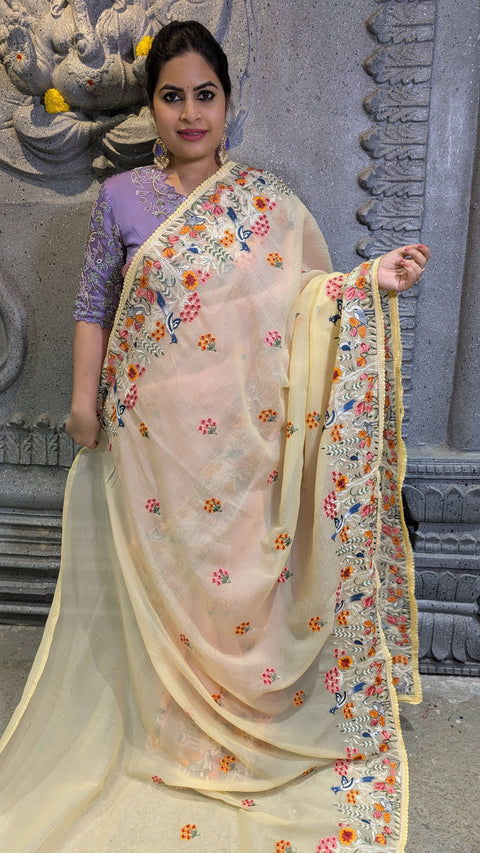 Crushed Fabric Sarees