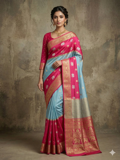 Fancy mysore silk saree-42