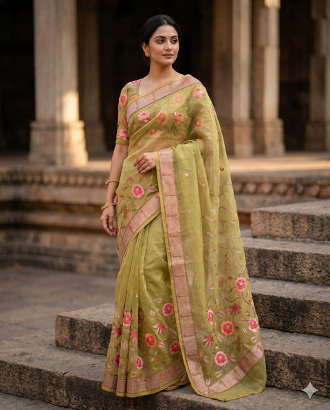 Organza Tissue Sarees