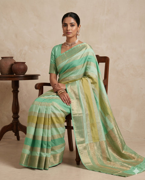 MYSORE SILK GREEN SAREE