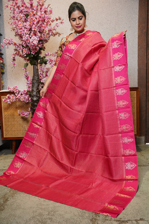 Munga silk with satin boder