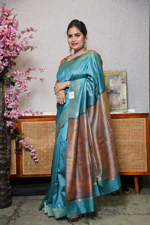 Kanchi soft silk 3D pallu