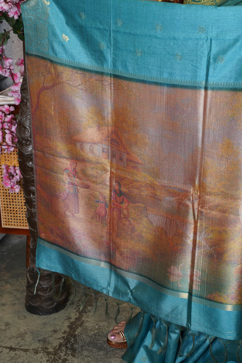 Kanchi soft silk 3D pallu
