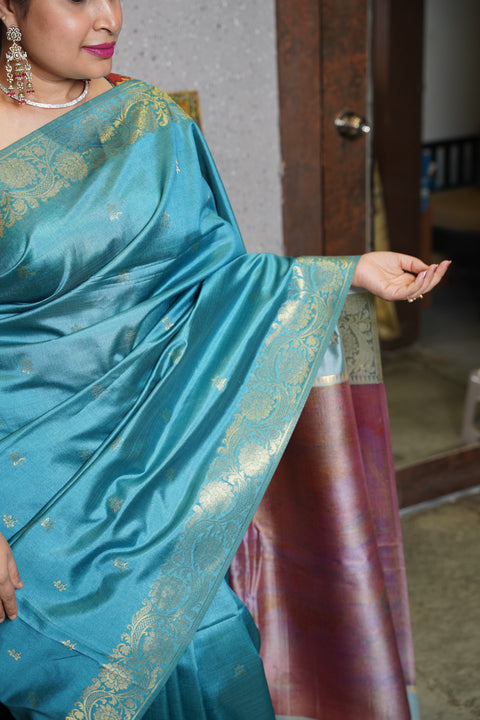 Kanchi soft silk 3D pallu