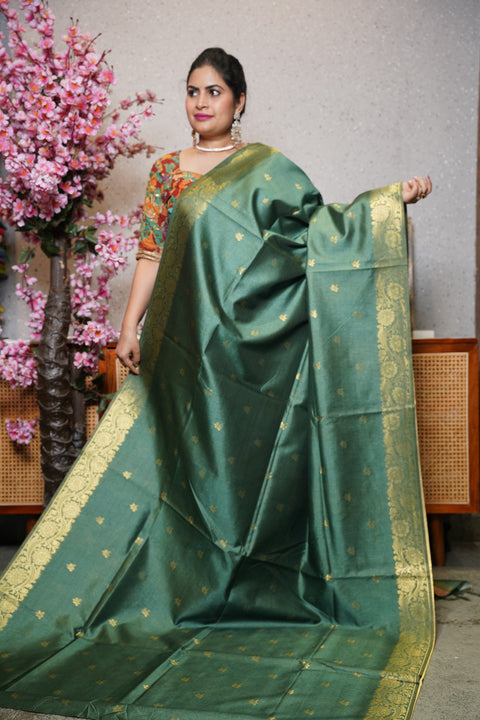 Kanchi soft silk 3D pallu