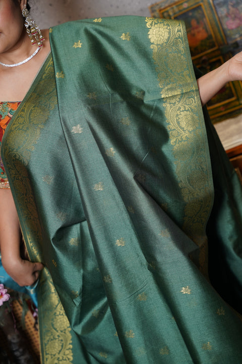 Kanchi soft silk 3D pallu