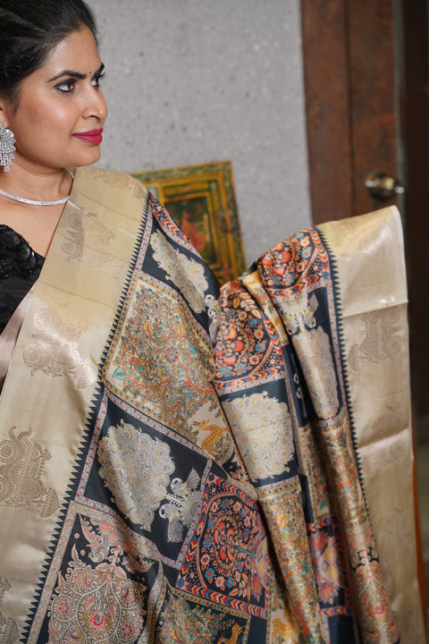 Soft silk digital print