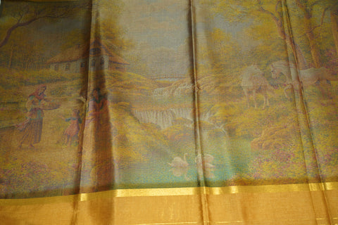 Kanchi soft silk 3D pallu