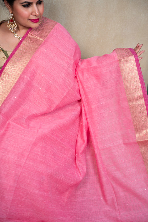Cotton paithani kora