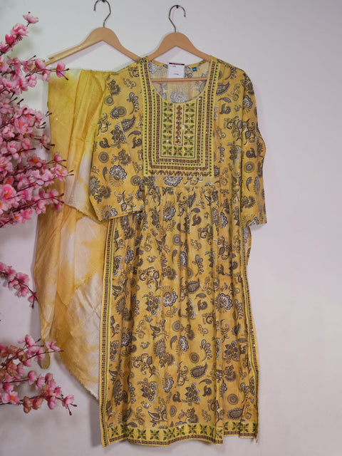 Kurti Set|  Yellow