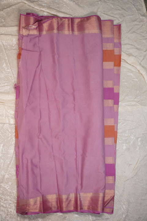 MYSORE SILK SOFT PINK SAREE
