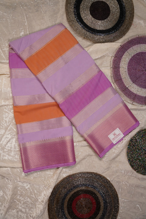 MYSORE SILK PURPLE SAREE