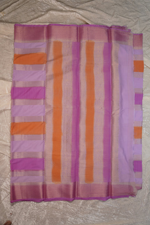 MYSORE SILK PURPLE SAREE