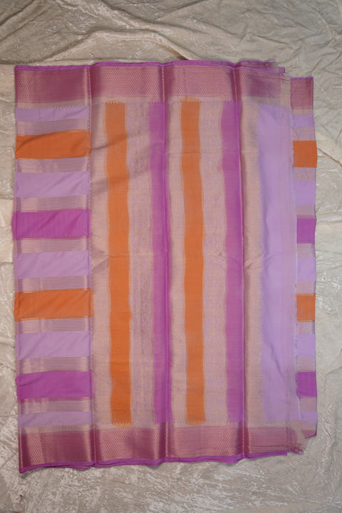 MYSORE SILK PURPLE SAREE