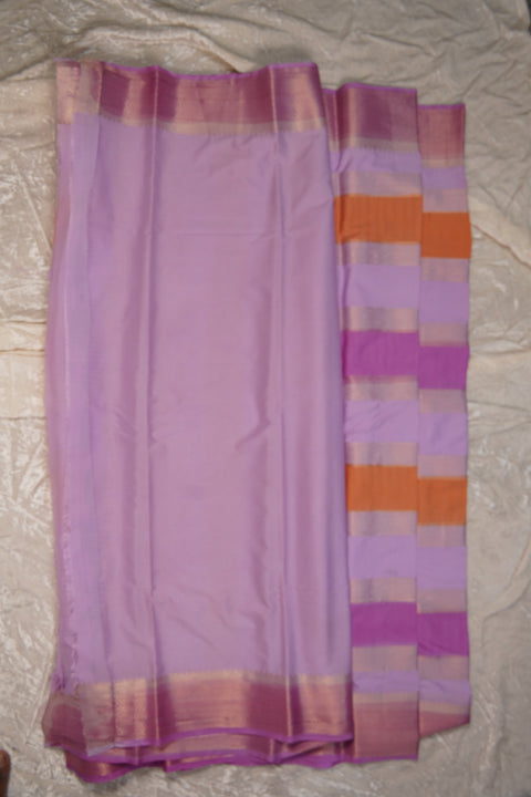 MYSORE SILK PURPLE SAREE