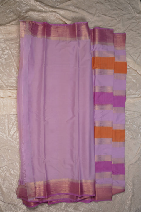 MYSORE SILK PURPLE SAREE