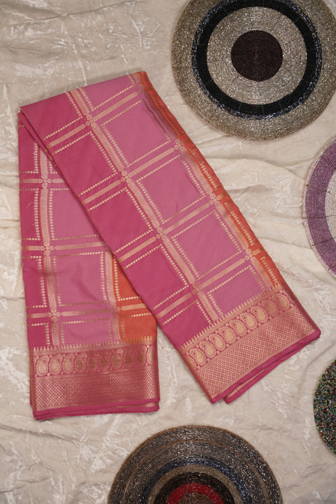 MYSORE SILK PINK SAREE