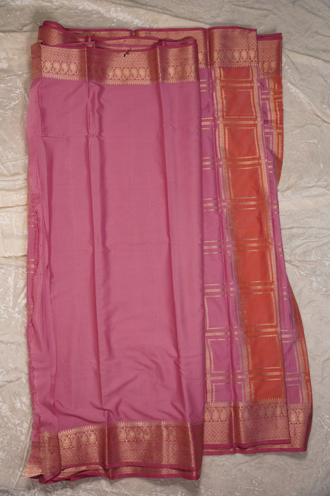 MYSORE SILK PINK SAREE
