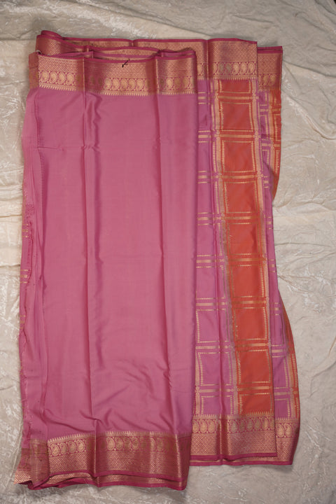 MYSORE SILK PINK SAREE