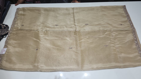 Cocktail Saree  Cream