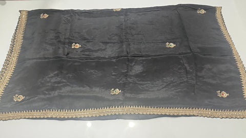 Cocktail Saree Black