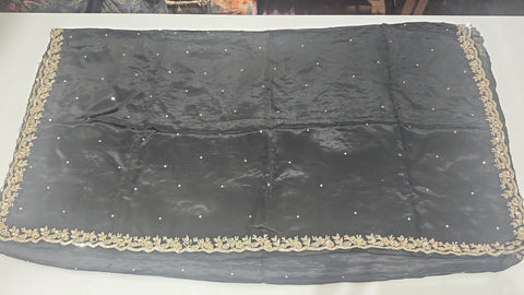 Cocktail Saree Black  2