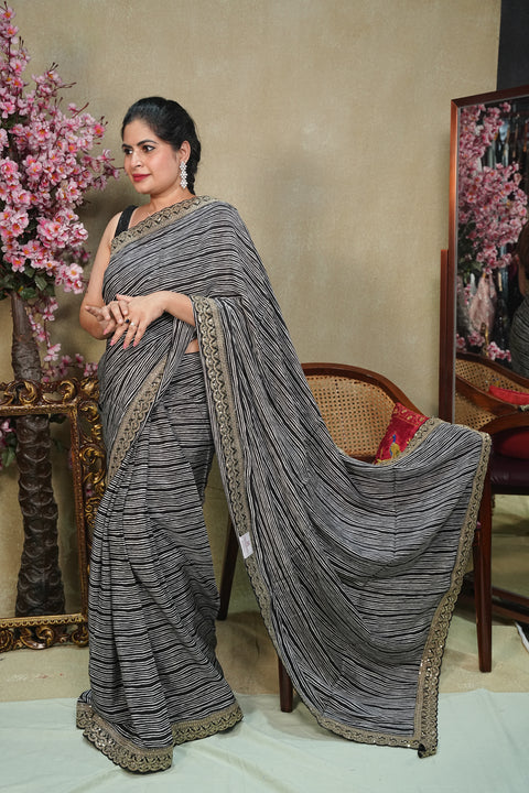 Black Cocktail sarees