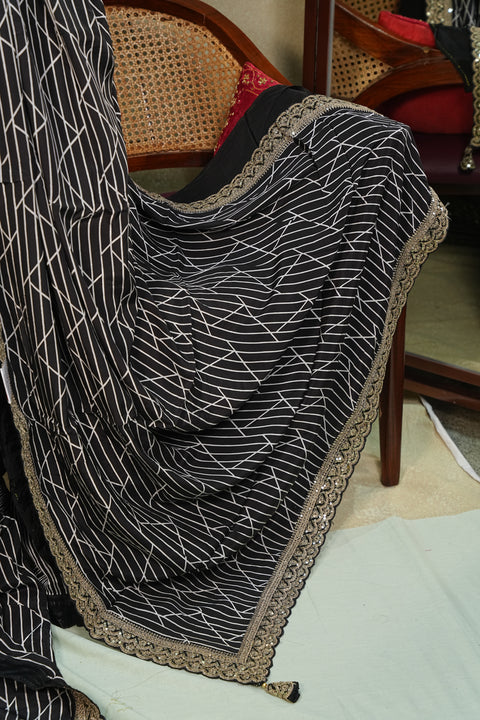 Black Cocktail sarees