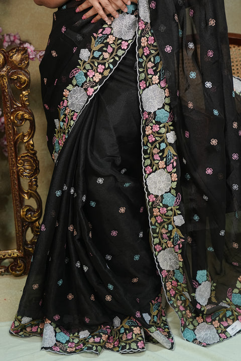 Fancy Organza Sarees