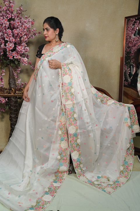 Fancy Organza Sarees