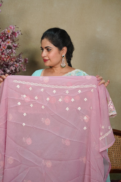 Fancy Chinon Sarees