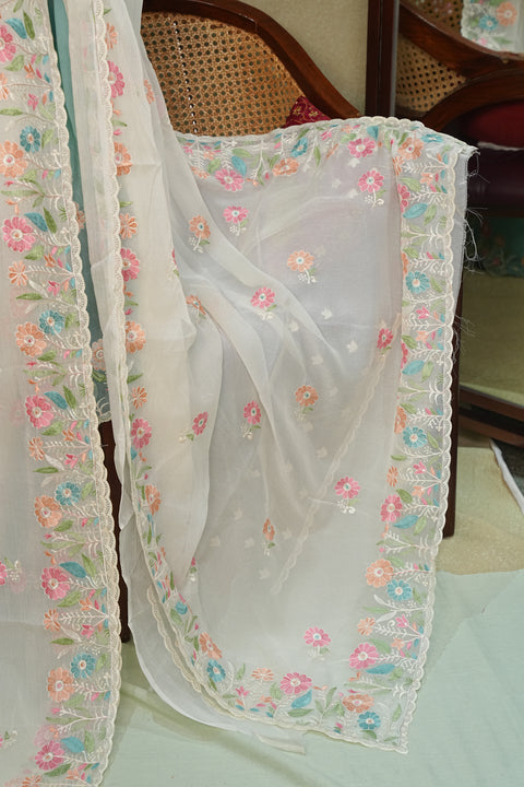 Fancy Chinon Sarees