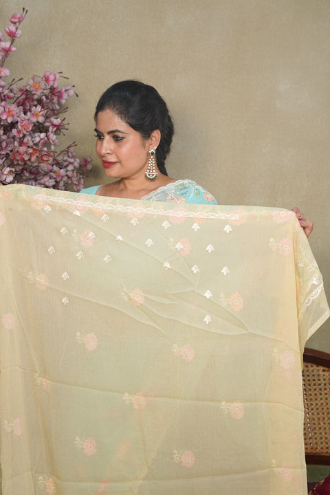 Fancy Chinon Sarees
