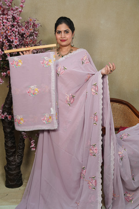 Fancy Georgette Sarees