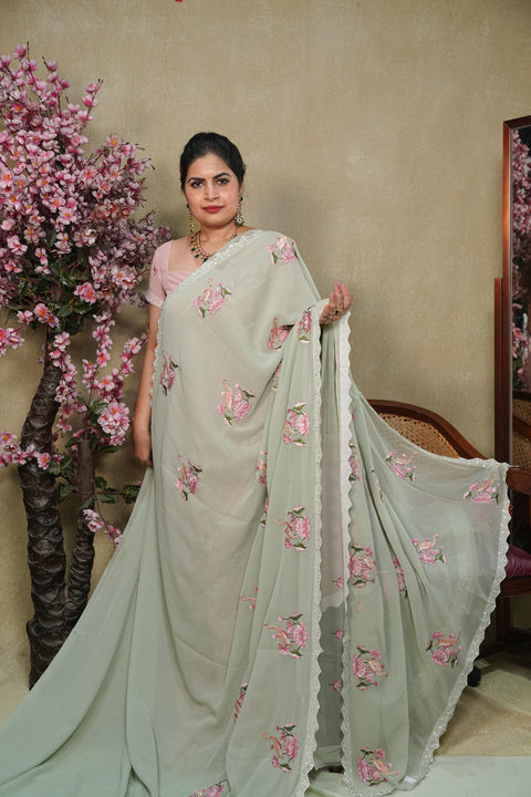 Fancy Georgette Sarees