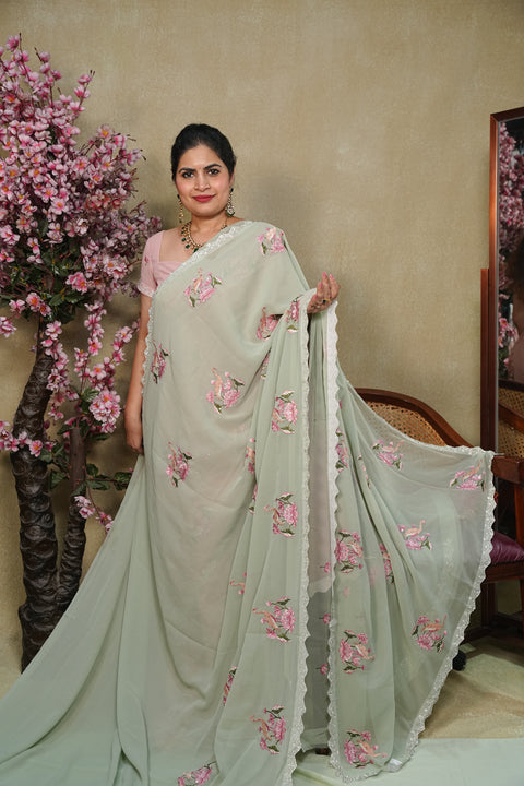 Fancy Georgette Sarees
