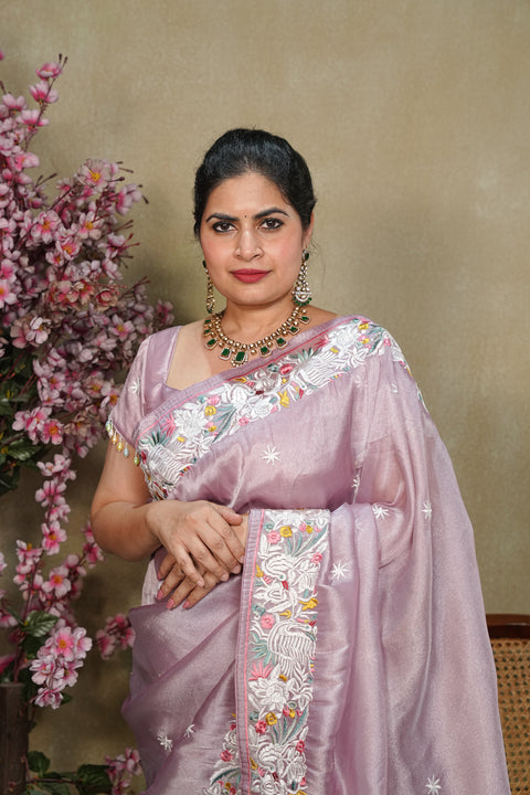 Fancy Tissue Organza Sarees