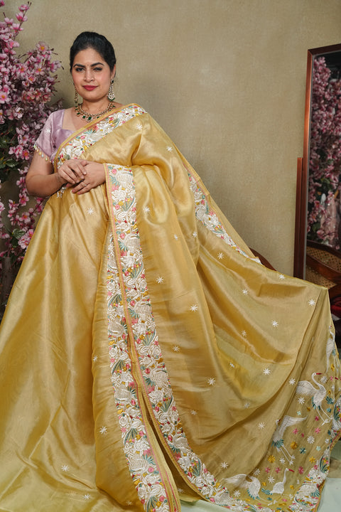 Fancy Tissue Organza Sarees