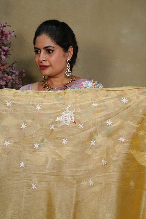 Fancy Tissue Organza Sarees