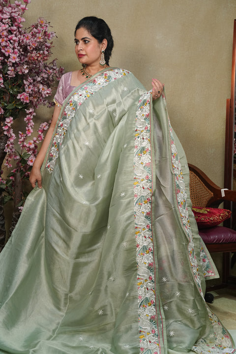 Fancy Tissue Organza Sarees