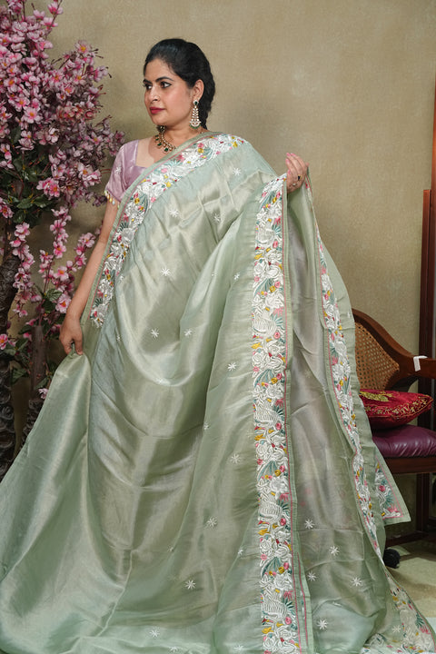 Fancy Tissue Organza Sarees